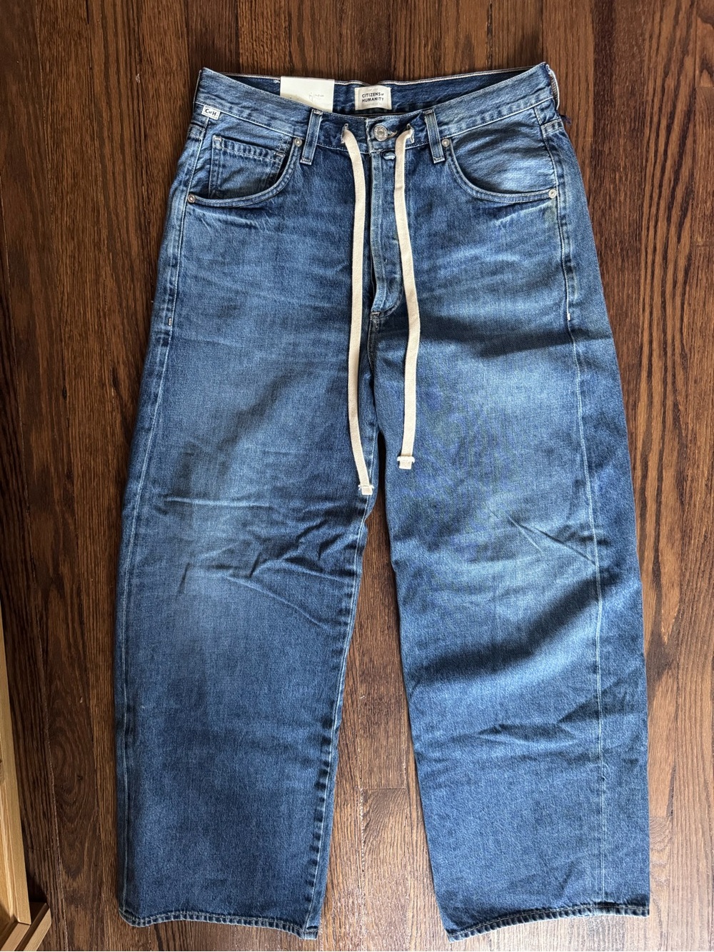 NWT Citizens of Humanity Brynn Drawstring Trouser in Atlantis - Picture 9 of 10
